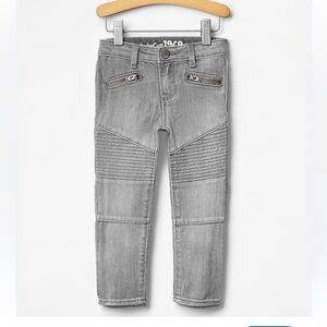 Baby Gap Moto skinny jeans grey denim